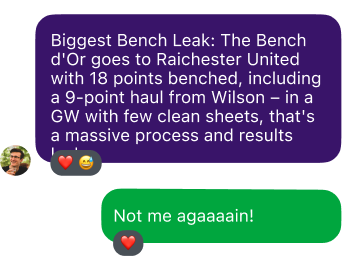 Ignite the banter inyour mini-league chat!